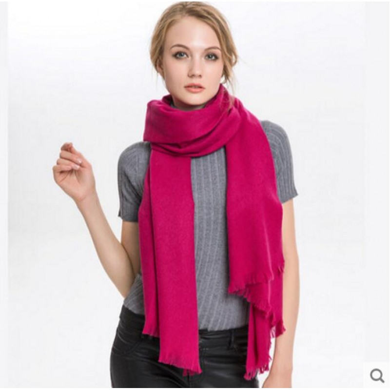 Pure Cashmere Scarves Rose Women Fashional Winter Scarf